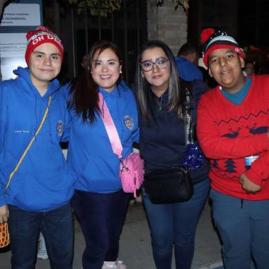 Camilo Torres, Penelope Torres, Brenda García y Joaquín Cruz.