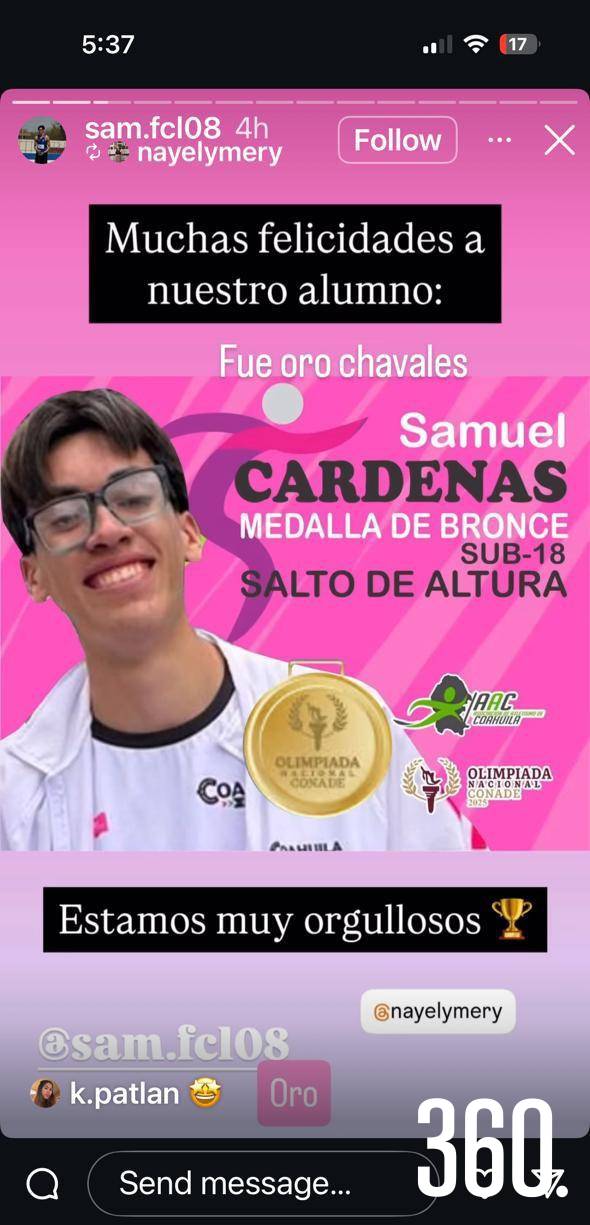 $!Samuel Cárdenas.