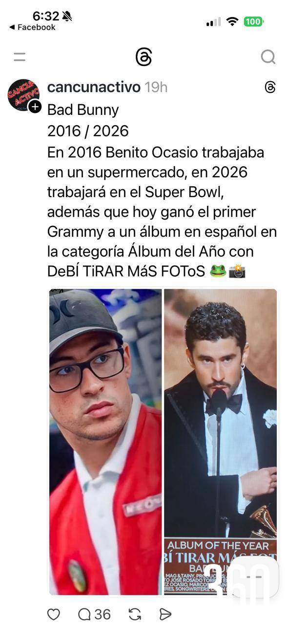 $!Benito Ocasio-Bad Bunny 2016-2026.