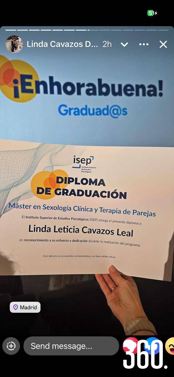 $!Diploma Linda Cavazos.