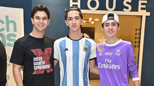Sergio de la Colina, Desiderio Siller y Alejandro de las Fuentes.
