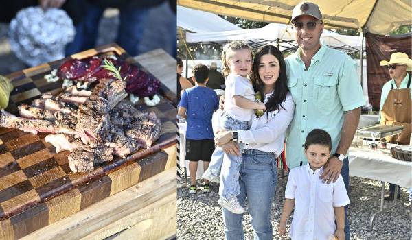 En el evento hubieron cortes con todo el sabor de la parrilla./Familia Villarreal Herrera.