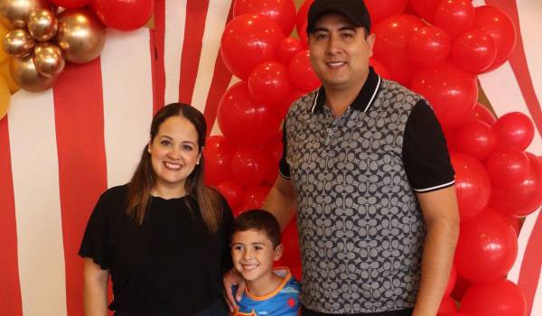 Melissa González, Gael Pérez y Chava Pérez.