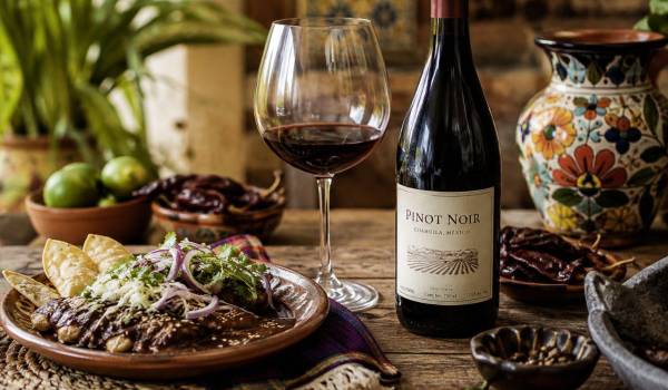 La Pinot Noir es una variedad versátil que puede acompañar distintos sabores de la gastronomía mexicana, siempre buscando el equilibrio.