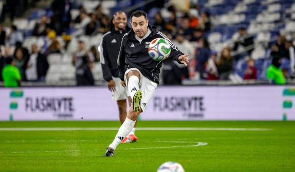 Xavi Hernández fue clave para el equipo internacional en el ataque.