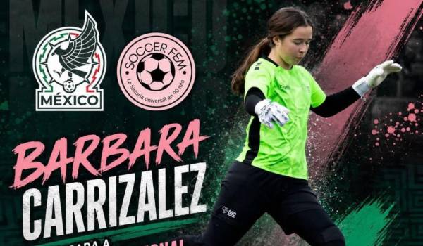 Bárbara Carrizalez fue convocada a la Selección Mexicana Sub-15 Femenil.