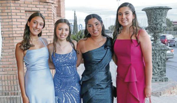 Carolina Álvarez, Ana Karla Oyervides, Isabella Lozano e Irene Velázquez.