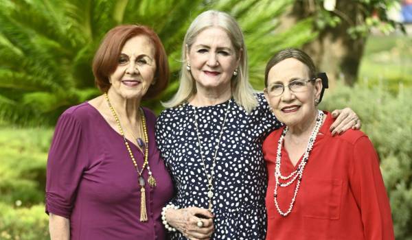 Lupita Saade, Vicky Guerrero de Alemán y Rosaura Treviño.