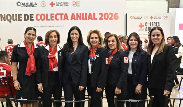 Marcela Recio, Tere Cata del Bosque, Yoyis Pérez, Lucila de Mendoza, Mónica Cepeda, Camila Guajardo y Sandra Cepeda de Bueno.