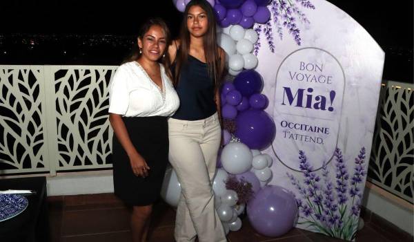 Bárbara De León Perales organizó la despedida de su hija Mia Khelifa De León.