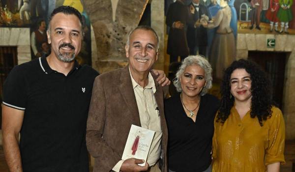 Gerardo Castillo Silva, Gerardo Castillo, Laila Silva y Laila Castillo.
