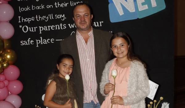 Romina, Rodrigo y María Fernanda Guajardo.