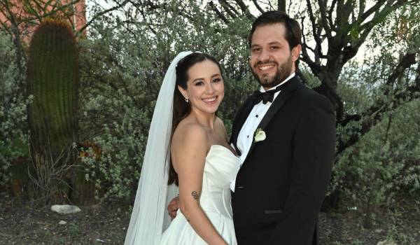 Gabriela García y Ricardo Fuentes.