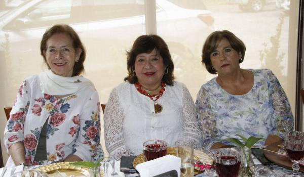 Marusanta Peña de Cotti, Elsa María Meneses y Charis Oyervides de Villalobos.