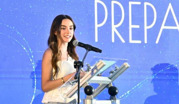 Uno de los momentos más emotivos de la tarde fue el mensaje dirigido por Mariana Padilla de León.