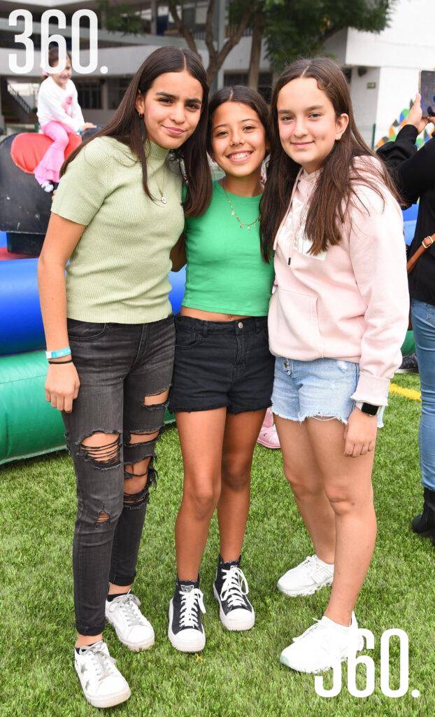 $!Regina Flores, Renata Sánchez y Miranda González.
