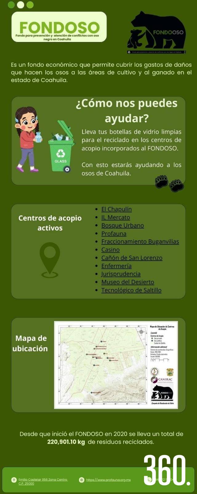 $!Centros de acopio.