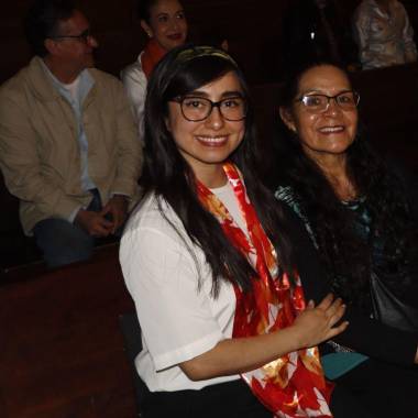 Ariadna Gamero, Isabel Vega y Prócoro Gamero.