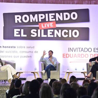 El momeno cúspide de la velada llegó con el testimonio de Eduardo del Villar.