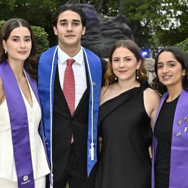 Isabella González, Alejandro Ruiz, Andrea Siller y Mariana García.