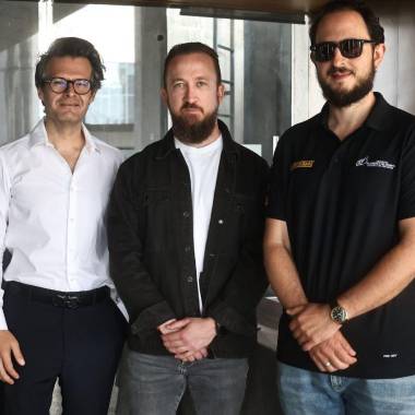 Natanael Espinoza, Fabio Gentiloni y Miguel Villarreal.