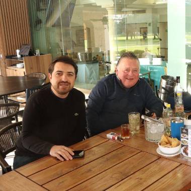 Alfonso y Alfonso Lara, Sergio Ramírez y Mayra Álvarez.