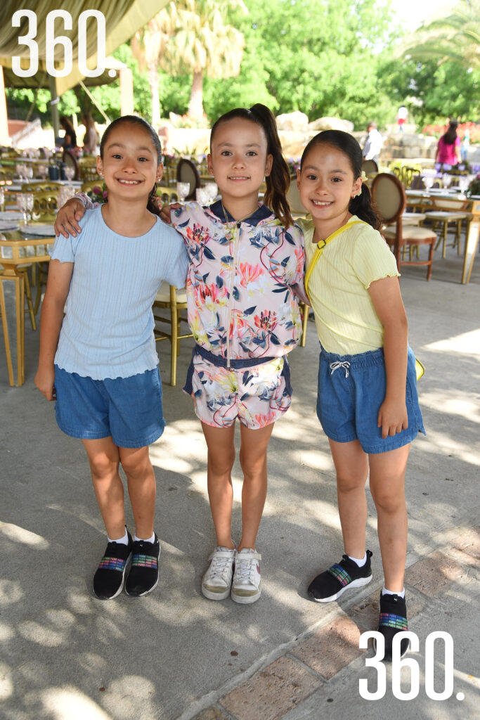 $!Miranda Rodríguez, Emma Dorbecker y María Paula Rodríguez.