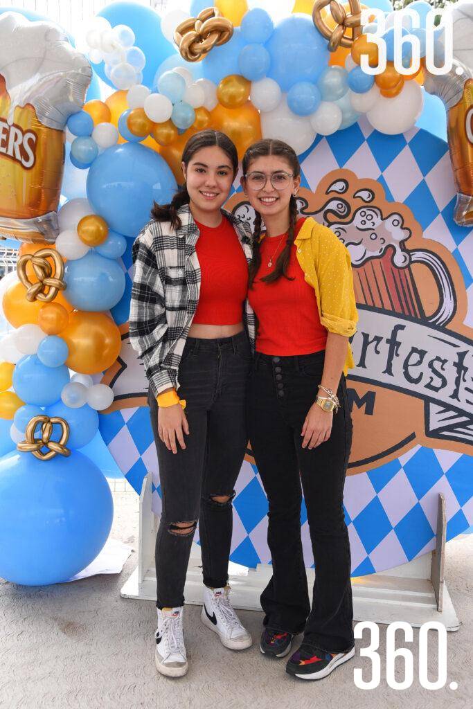 $!Mariana González y Regina Calderón.