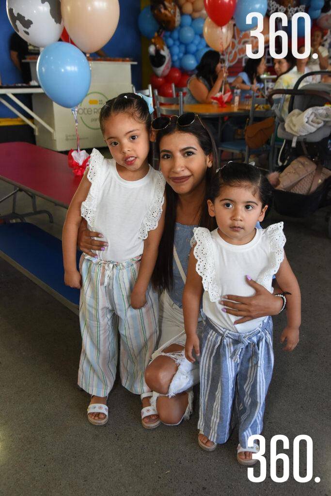 $!Lía, Keren y Lisa Ortiz.