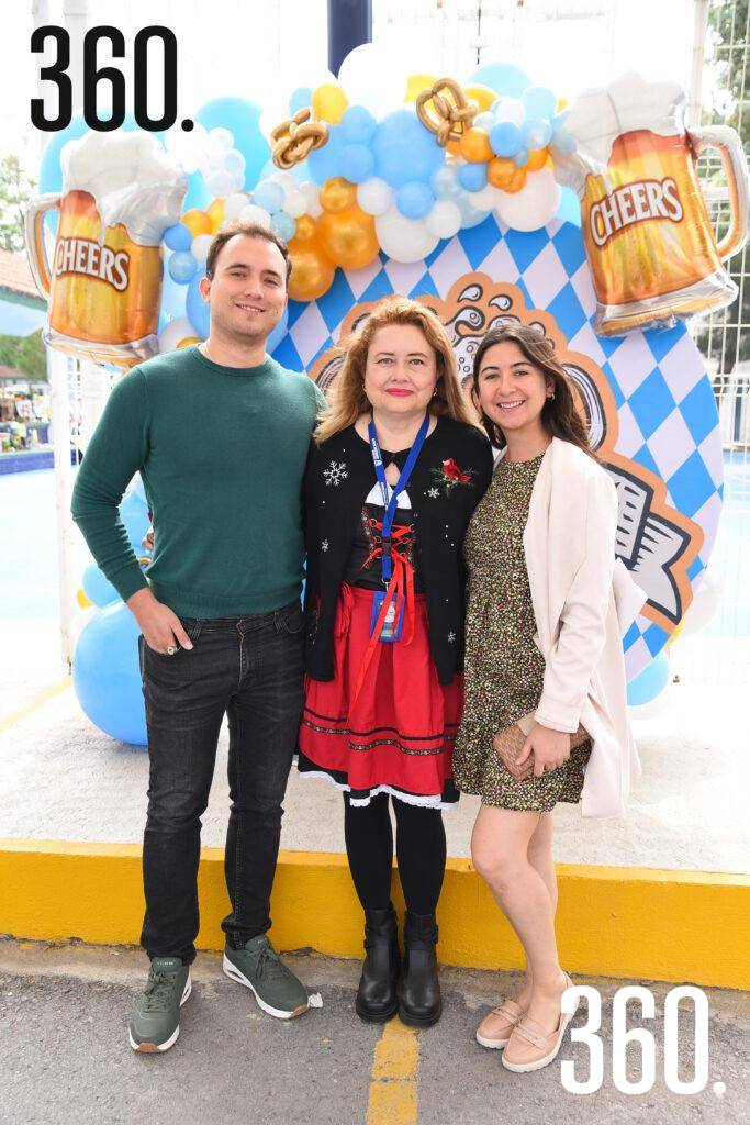 $!Alexander Rodríguez, Eva Leistenschneider y Paola Aguirre.
