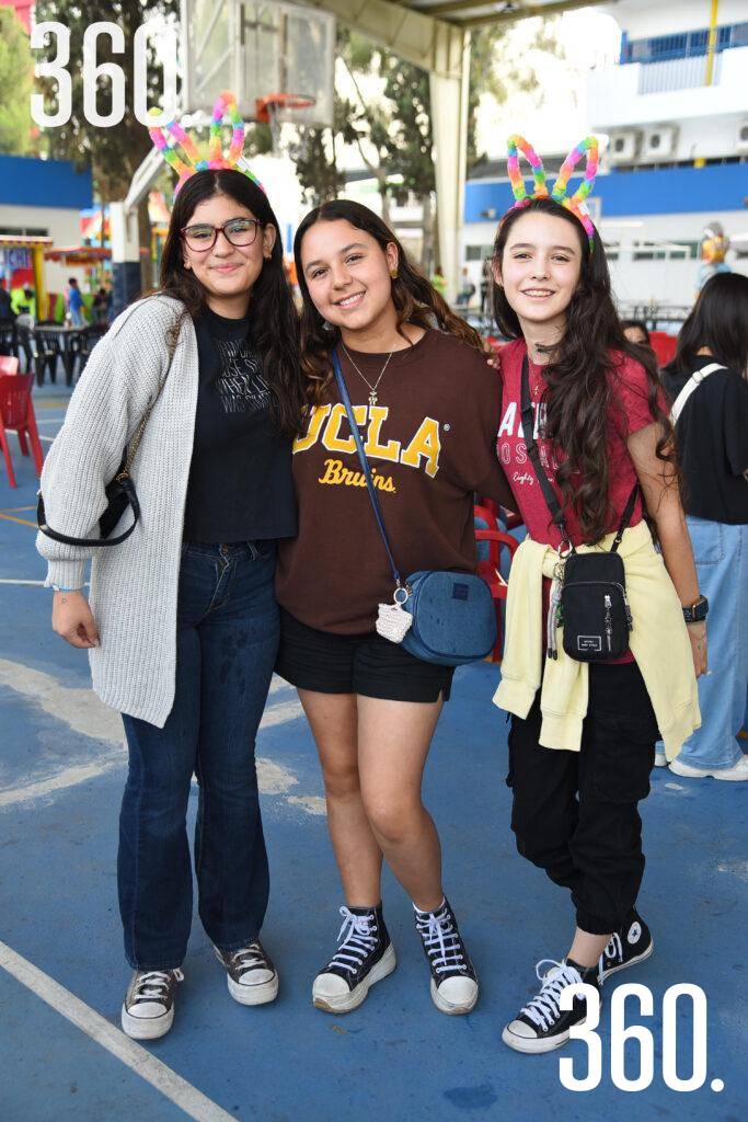 $!Sofía Valdés, Isabel Duarte y Gladys Torres.