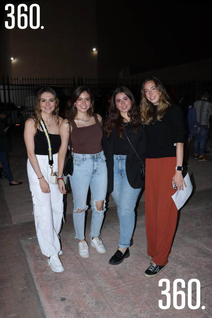 $!Estefanía Sala, Renata Garza, Ana Figueroa y Diana Garza.