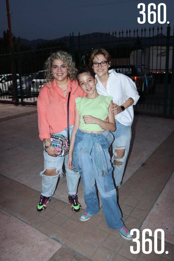 $!Miralda Calderón, Lía Catalina y Lía Cotera.
