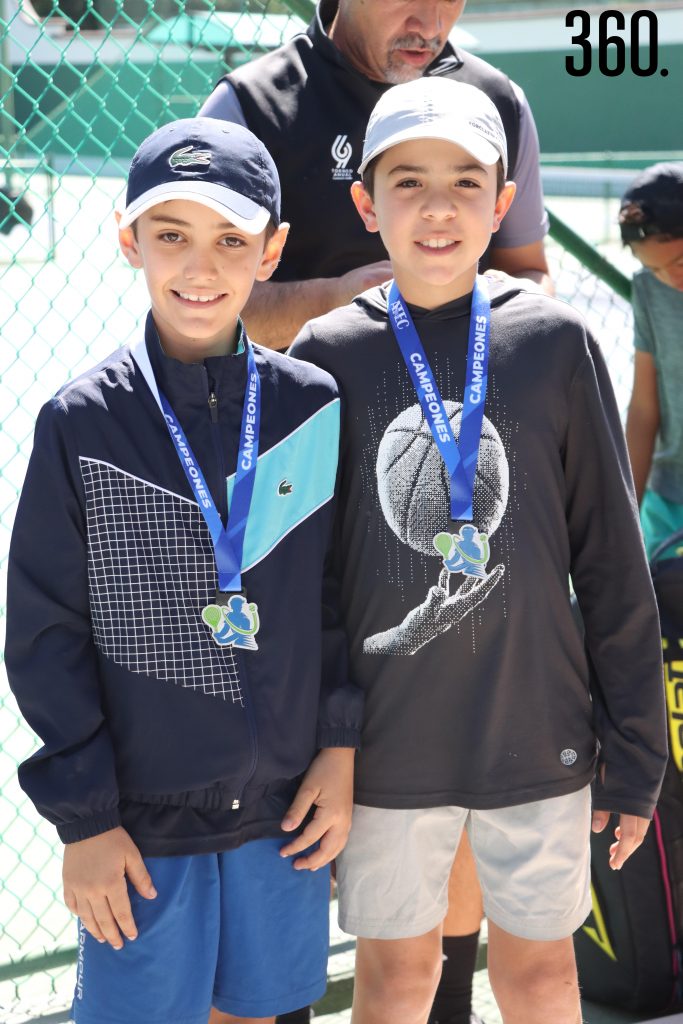 $!León Tiscareño y Gerardo García, campeones 10 años varonil.