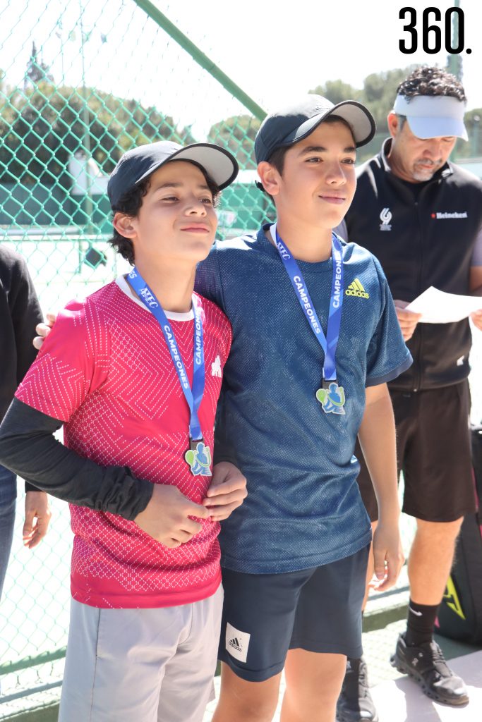 $!Rogelio Valdez y Andrés de la Cruz, campeones 14 años varonil.