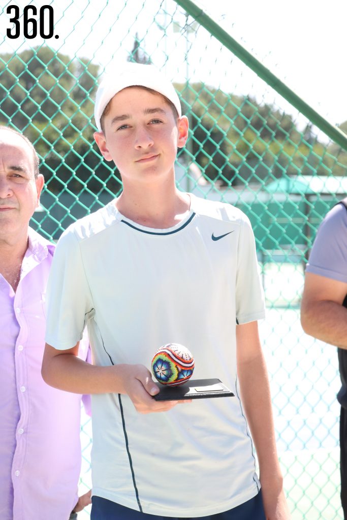 $!Rodrigo Juárez, finalista 14 años varonil.