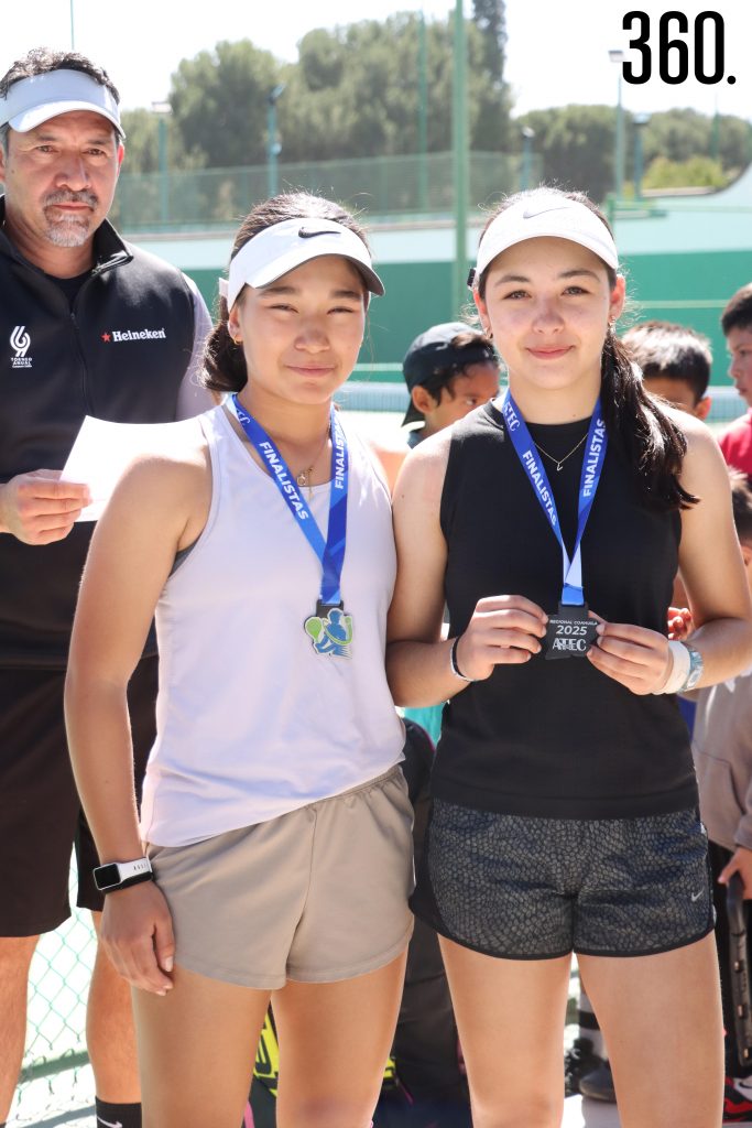 $!Valeria Hernández y Valeria Andueza, finalistas 14 años femenil.