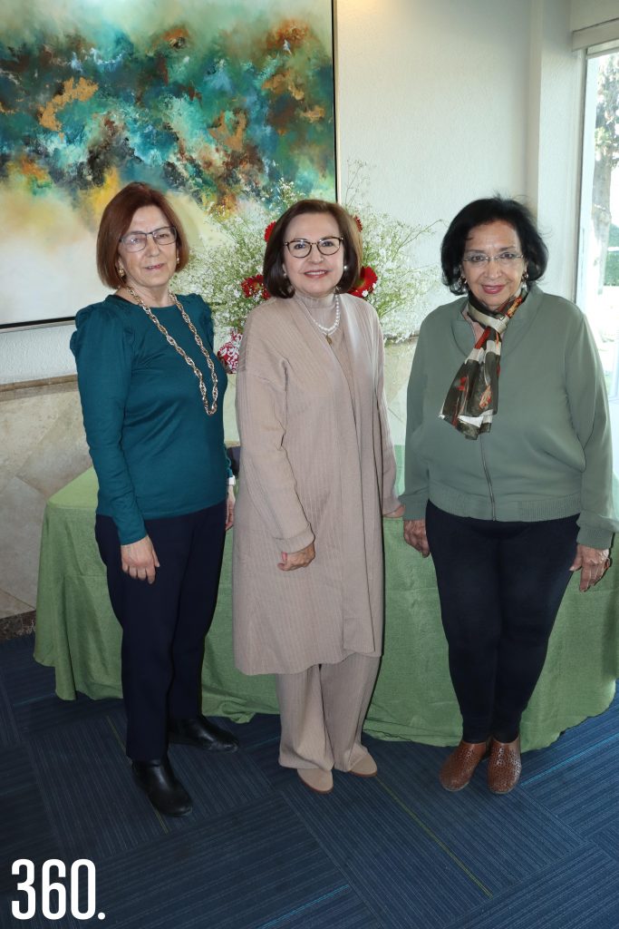 $!Angélica Zertuche de Candelas, Esperanza Guevara y Cristina Álvarez.