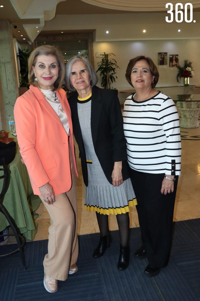 $!Nelly Guajardo, Honora Rodríguez y Charis Oyervides de Villalobos.