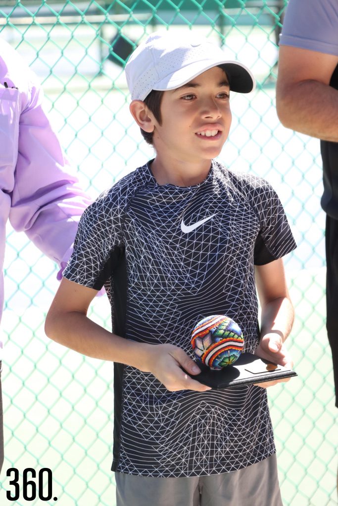 $!Marcelo Valdés, finalista 12 años varonil.