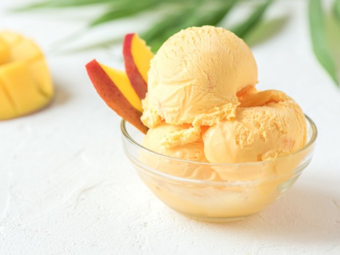 $!RECETA CASERA DE HELADO DE MANGO