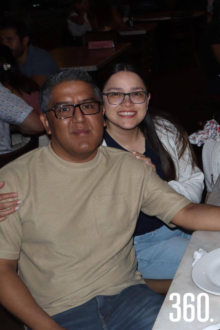 $!Axel Ramos y Vero Paredes.
