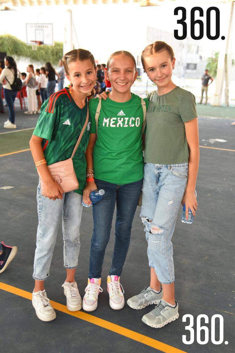 $!Regina Garza, María Gentiloni y Ana Lucía Garza.