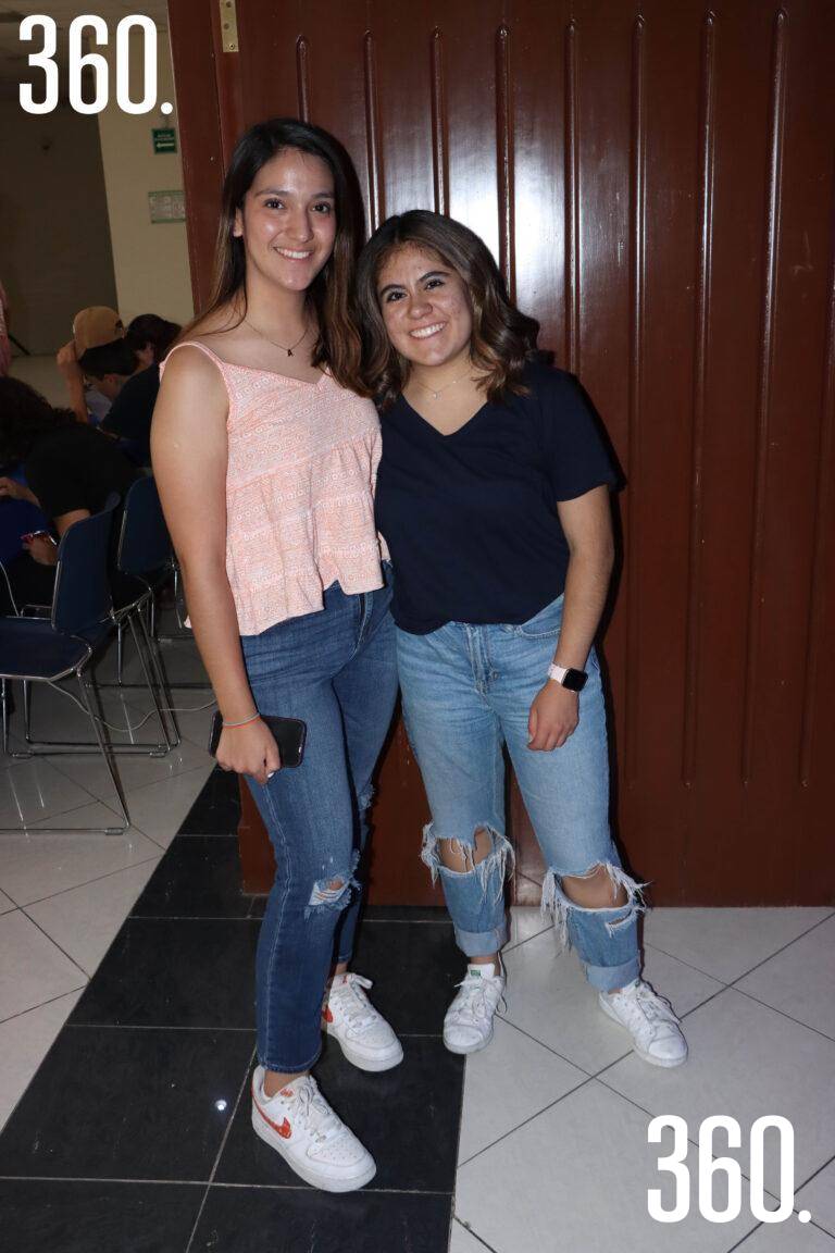 $!Ángela García y Galilea Rodríguez.