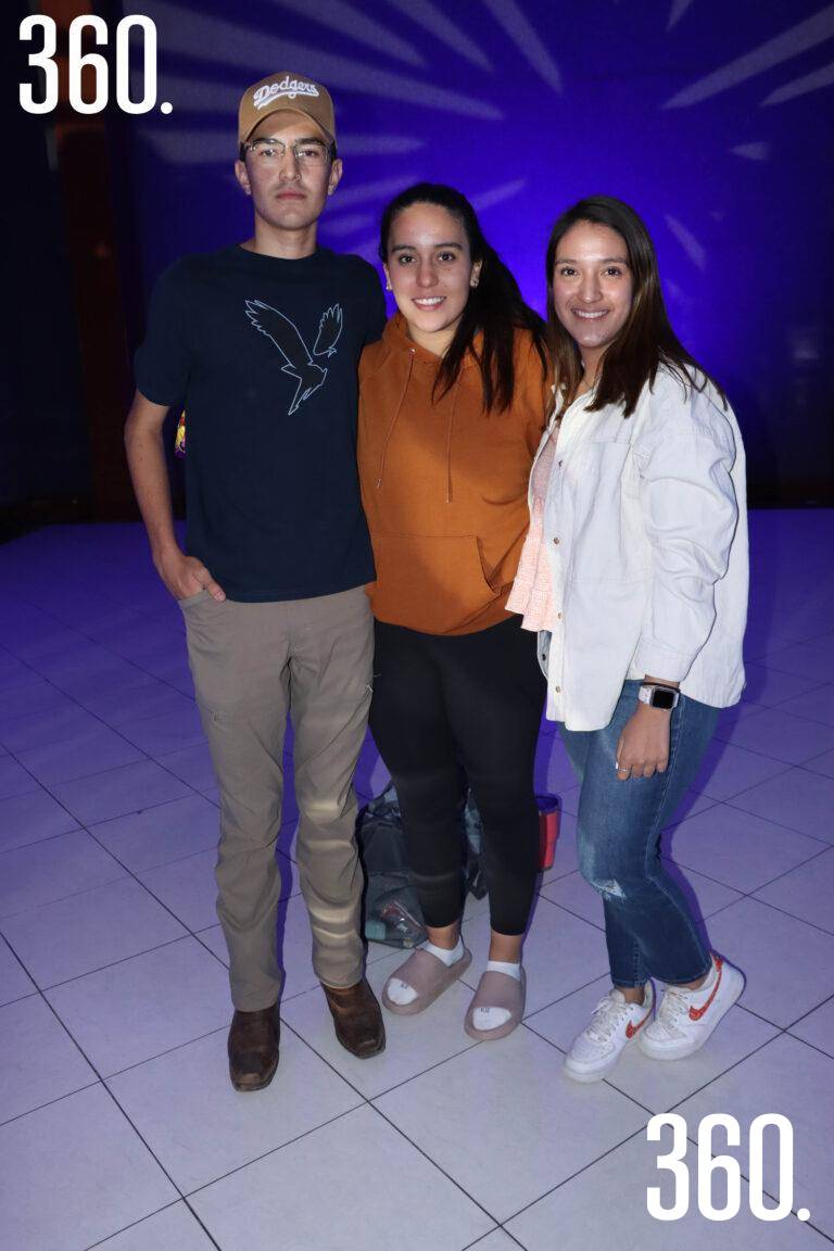 $!Eduardo Recio, Marian Aguirre y Ángela García.