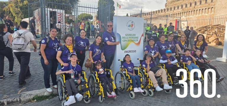 $!Niños del CRIT Teletón presentes en el Jubileo por la inclusión en Roma.