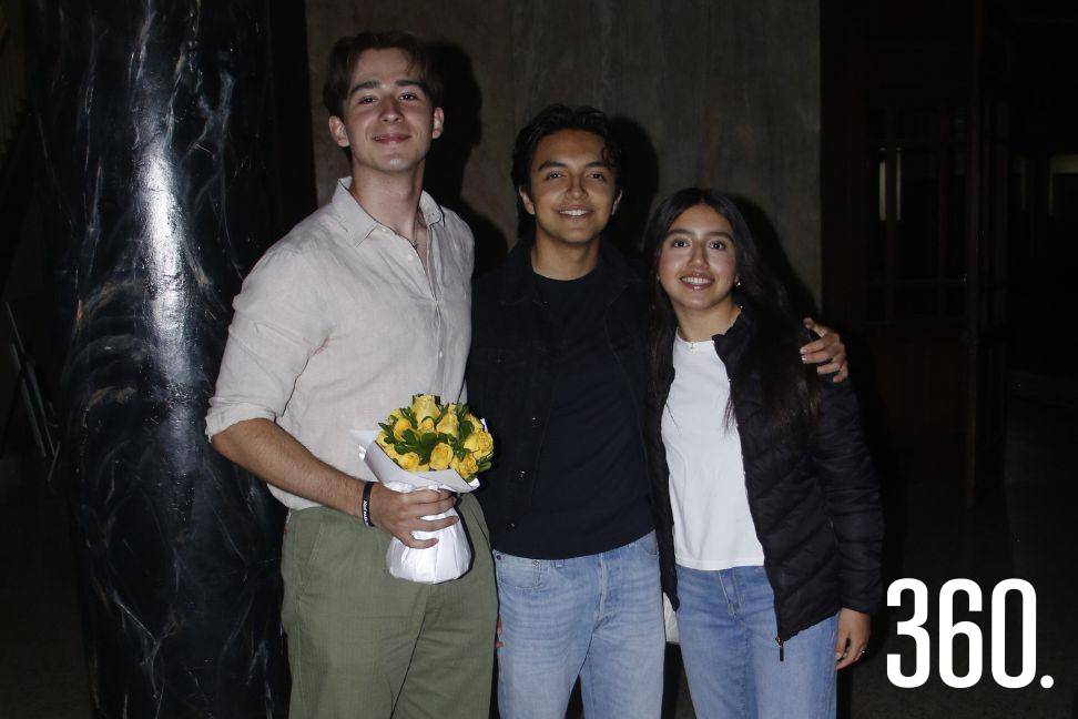 Marco Antonio González, Juan Pablo e Isa Huitrón.