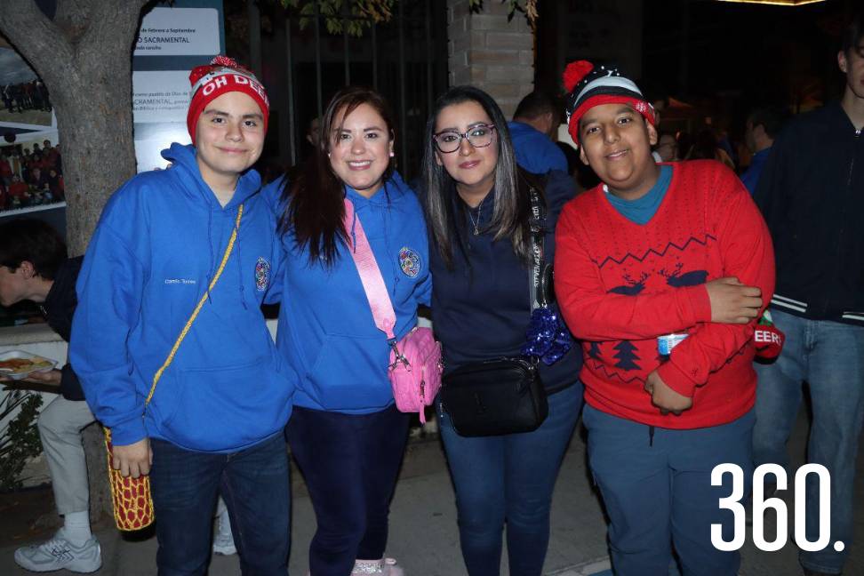 Camilo Torres, Penelope Torres, Brenda García y Joaquín Cruz.