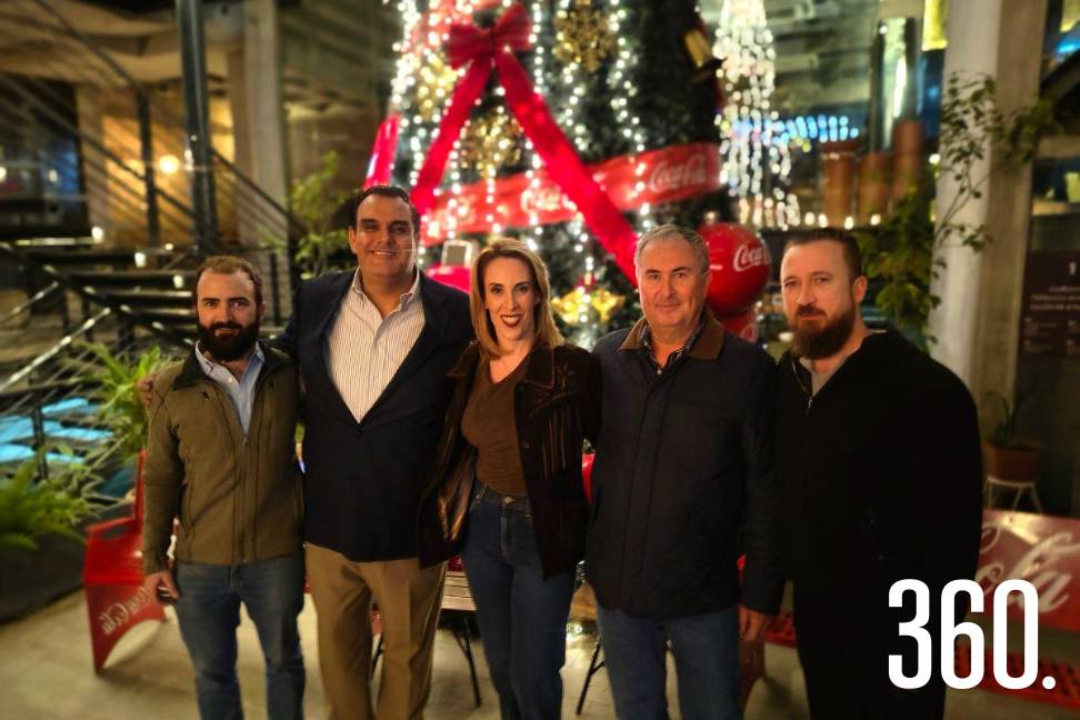 Pedro Gentiloni,, Willy Sánchez, Carolina Cepeda, Enrique Torres y Fabio Gentiloni.