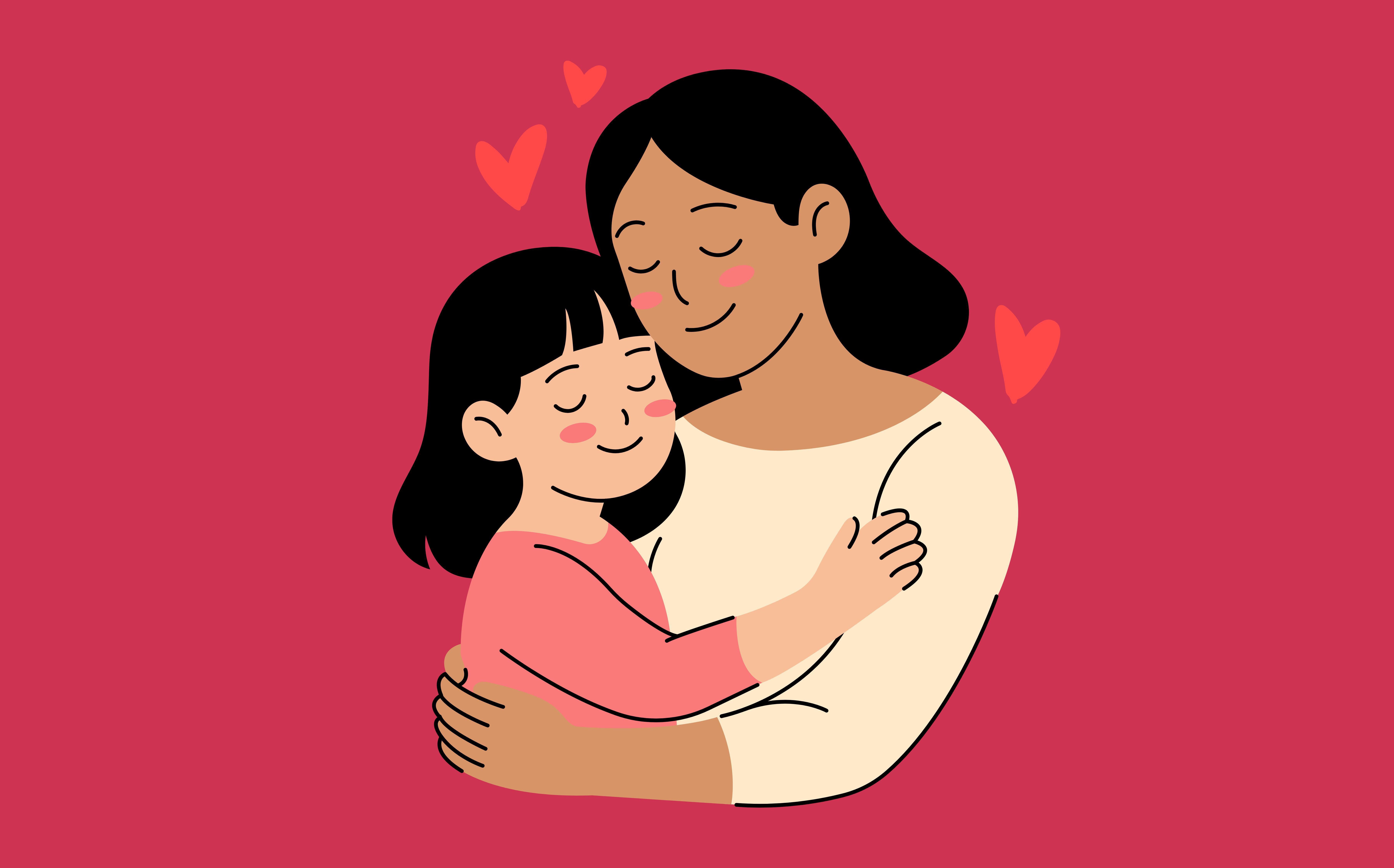 Mamá siempre está, en los momentos buenos y en los no tanto.